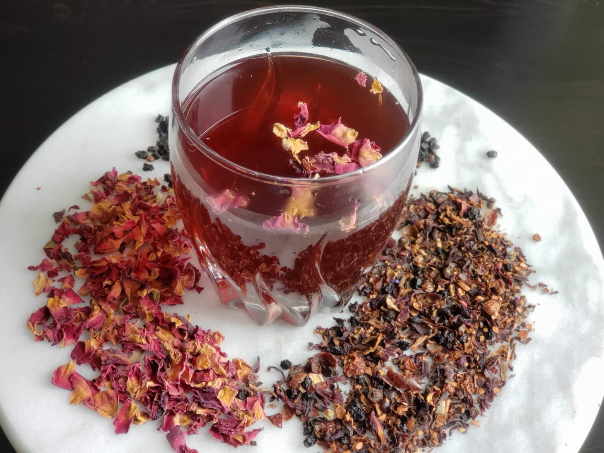Hibiscus and Rose Tea